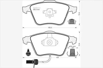 MGA 757 Brake pads MGA 757 Brake pads