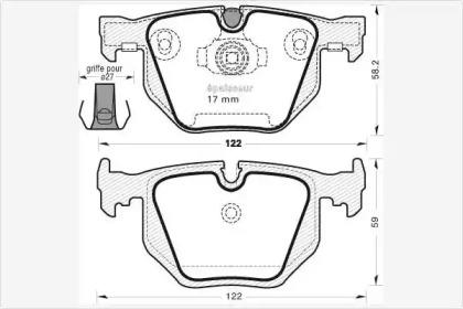 MGA 758 Brake pads MGA 758 Brake pads