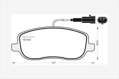 MGA 762 Колодки гальмівні MGA 762 Колодки гальмівні