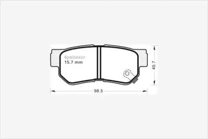 MGA 770 Колодки гальмівні MGA 770 Колодки гальмівні