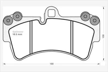 MGA 780 Колодки гальмівні