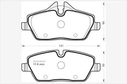 MGA 793 Brake pads MGA 793 Brake pads