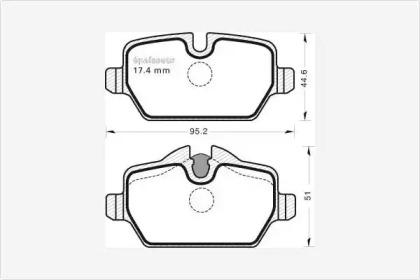 MGA 794 Brake pads MGA 794 Brake pads