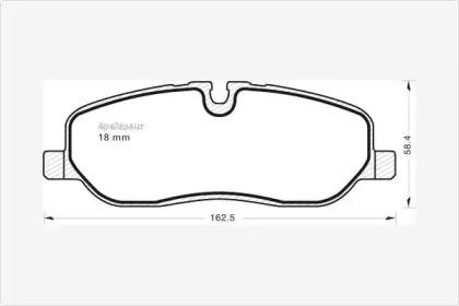 MGA 803 Brake pads MGA 803 Brake pads