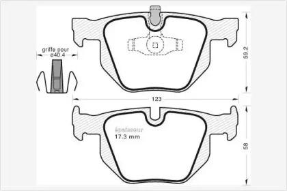 MGA 814 Колодки гальмівні MGA 814 Колодки гальмівні