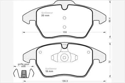 MGA 844 Колодки гальмівні MGA 844 Колодки гальмівні