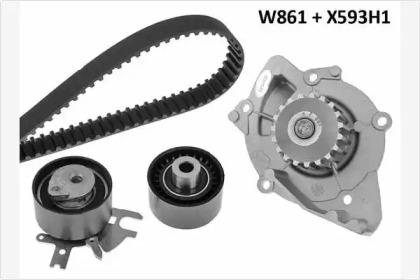 MGA 861K3 Комплект ремня ГРМ с водяным насосом и роликами MGA 861K3 Комплект ремня ГРМ с водяным насосом и роликами