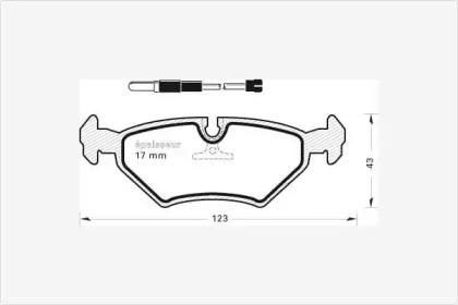 MGA 876 Brake pads MGA 876 Brake pads