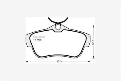 MGA 887 Brake pads MGA 887 Brake pads