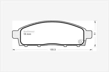 MGA 907 Колодки гальмівні MGA 907 Колодки гальмівні
