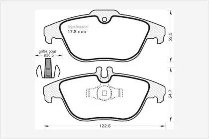 MGA 916 Brake pads MGA 916 Brake pads