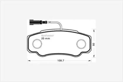 MGA 937 Brake pads MGA 937 Brake pads