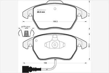 MGA 948 Колодки гальмівні MGA 948 Колодки гальмівні