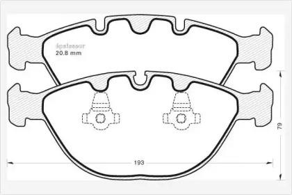 MGA 958 Brake pads MGA 958 Brake pads