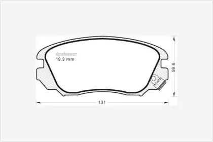 MGA 969 Колодки гальмівні