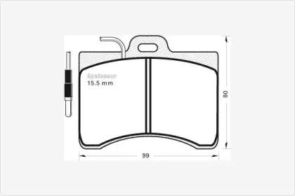 MGA 98 Колодки гальмівні MGA 98 Колодки гальмівні