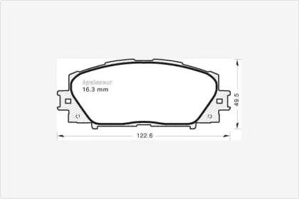 MGA 982 Колодки гальмівні MGA 982 Колодки гальмівні