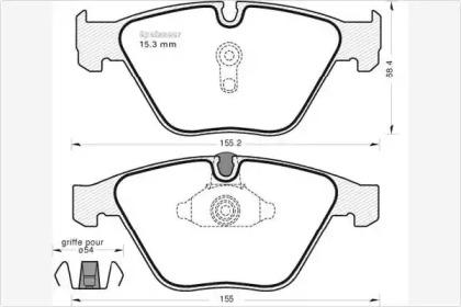 MGA 983 Колодки гальмівні