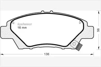 MGA 991 Колодки тормозные MGA 991 Колодки тормозные