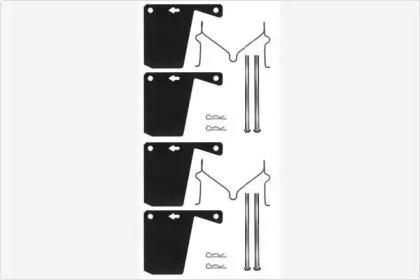 MGA A20 Комплект монтажный дисковых тормозных колодок MGA A20 Комплект монтажный дисковых тормозных колодок