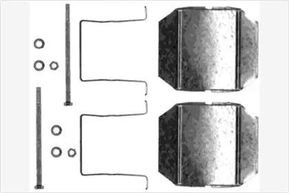 MGA A204 Комплект монтажный дисковых тормозных колодок MGA A204 Комплект монтажный дисковых тормозных колодок