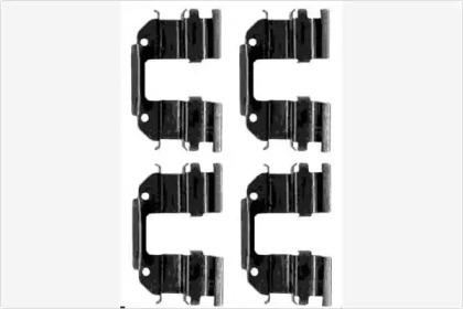 MGA A214 Монтажний комплект гальмівних колодок