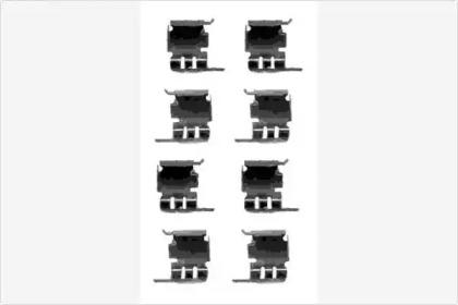 MGA A215 Комплект монтажный дисковых тормозных колодок