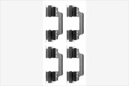 MGA A249 Монтажний комплект гальмівних колодок