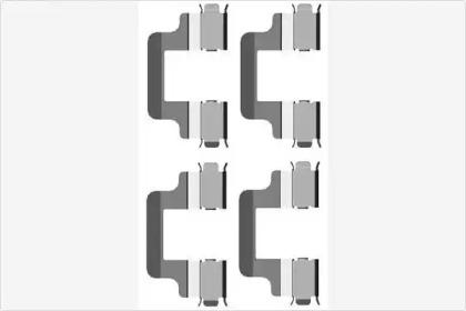 MGA A287 Spring set disc brake MGA A287 Spring set disc brake