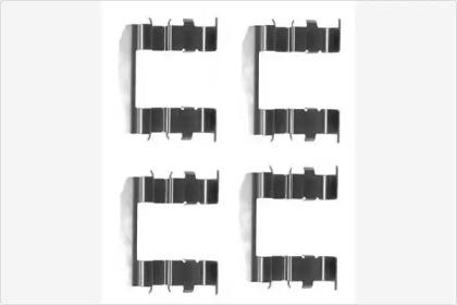 MGA A293 Комплект монтажный дисковых тормозных колодок