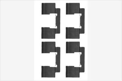 MGA A306 Монтажний комплект гальмівних колодок MGA A306 Монтажний комплект гальмівних колодок