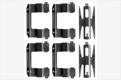 MGA A341 Монтажний комплект гальмівних колодок