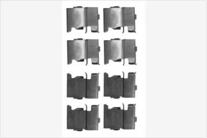 MGA A348 Комплект монтажный дисковых тормозных колодок MGA A348 Комплект монтажный дисковых тормозных колодок