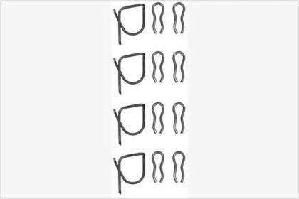 MGA A35 Монтажний комплект гальмівних колодок