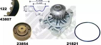 Mapco 41807 Kit water pump repai