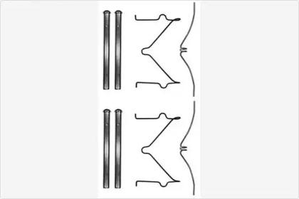 MGA A63 Монтажний комплект гальмівних колодок MGA A63 Монтажний комплект гальмівних колодок