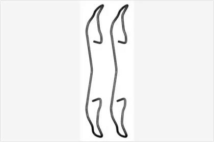 MGA A64 Монтажний комплект гальмівних колодок