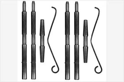 MGA A66 Монтажний комплект гальмівних колодок MGA A66 Монтажний комплект гальмівних колодок