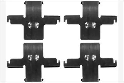 MGA A74 Монтажний комплект гальмівних колодок MGA A74 Монтажний комплект гальмівних колодок