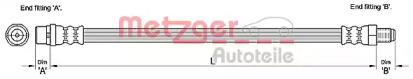 Metzger 4110255 Hose assy brake Metzger 4110255 Hose assy brake