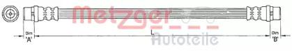 Metzger 4110364 Шланг гальмівний Metzger 4110364 Шланг гальмівний