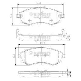 Nipparts J3600401 Brake pads