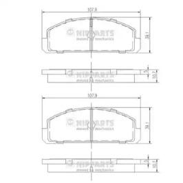 Nipparts J3603014 Brake pads Nipparts J3603014 Brake pads