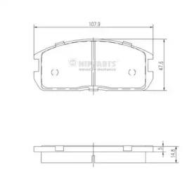 Nipparts J3605024 Brake pads Nipparts J3605024 Brake pads
