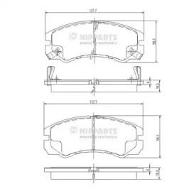 Nipparts J3609009 Brake pads