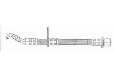 Nipparts J3706029 Hose assy brake Nipparts J3706029 Hose assy brake