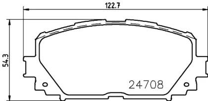 Nisshinbo NP1060 Brake pads Nisshinbo NP1060 Brake pads