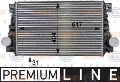 Hella 8ML 376 701-321 Радіатор інтеркулера Hella 8ML 376 701-321 Радіатор інтеркулера