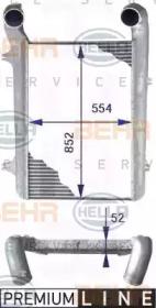 Hella 8ML 376 723-771 Радіатор інтеркулера Hella 8ML 376 723-771 Радіатор інтеркулера