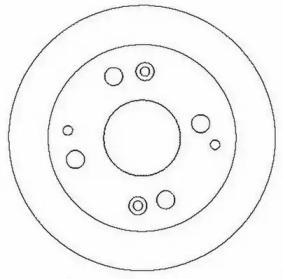 Jurid 562282JC Brake disc
